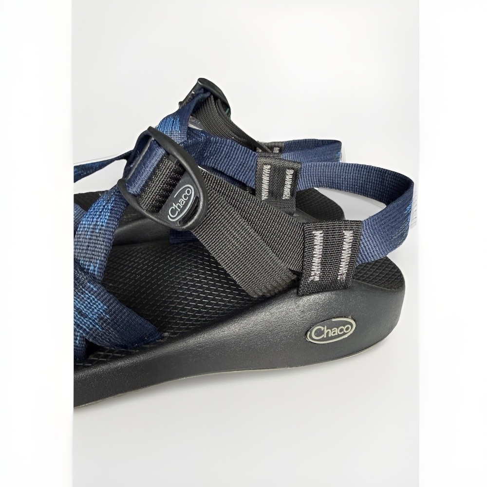 Chaco Z2 Classic Sandals Men's Size 8 Blue Black Toe Loop Vibram Outdoor Hiking - Picture 9 of 10